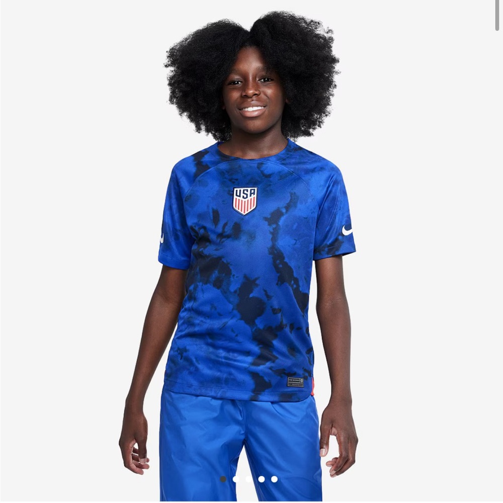 Nike USA Soccer Youth 2022/2023 Dri-Fit Away Stadium Jersey